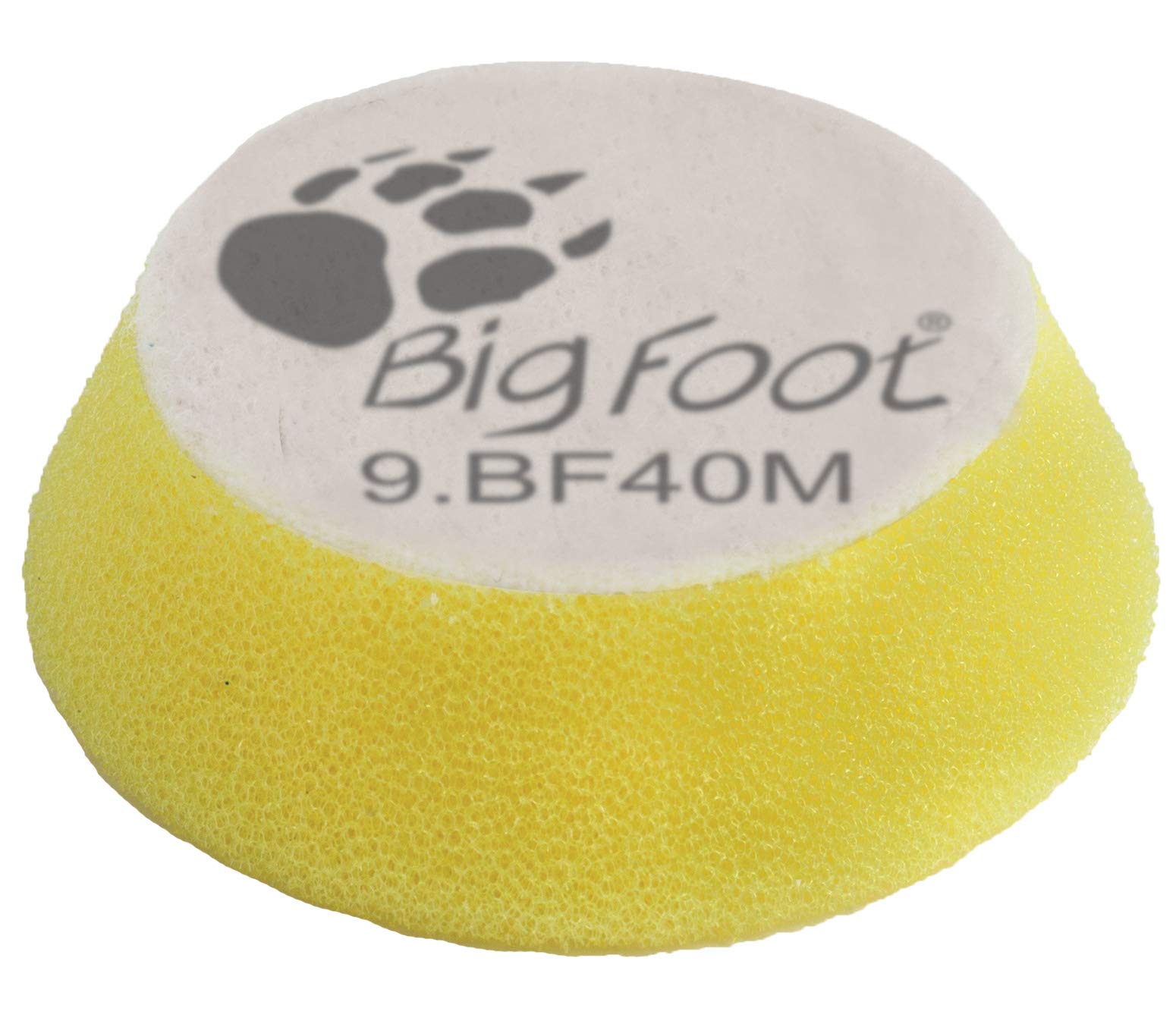 Rupes BigFoot iBird series hook and loop polishing sponge, 40 mm diameter, Fein - Gelb