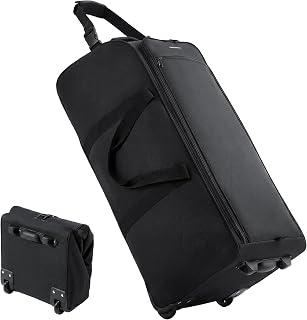 Fanwoli 30'' Extra Large Rolling Duffel Bag with Wheels, Heavy Duty