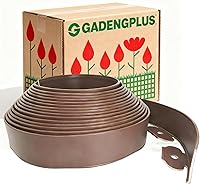 Vista 1 de Borde de borde de paisaje, sin excavación, bordes de plástico para paisajismo, borde de jardín, bordes de césped, bordes de jardín sin excavación