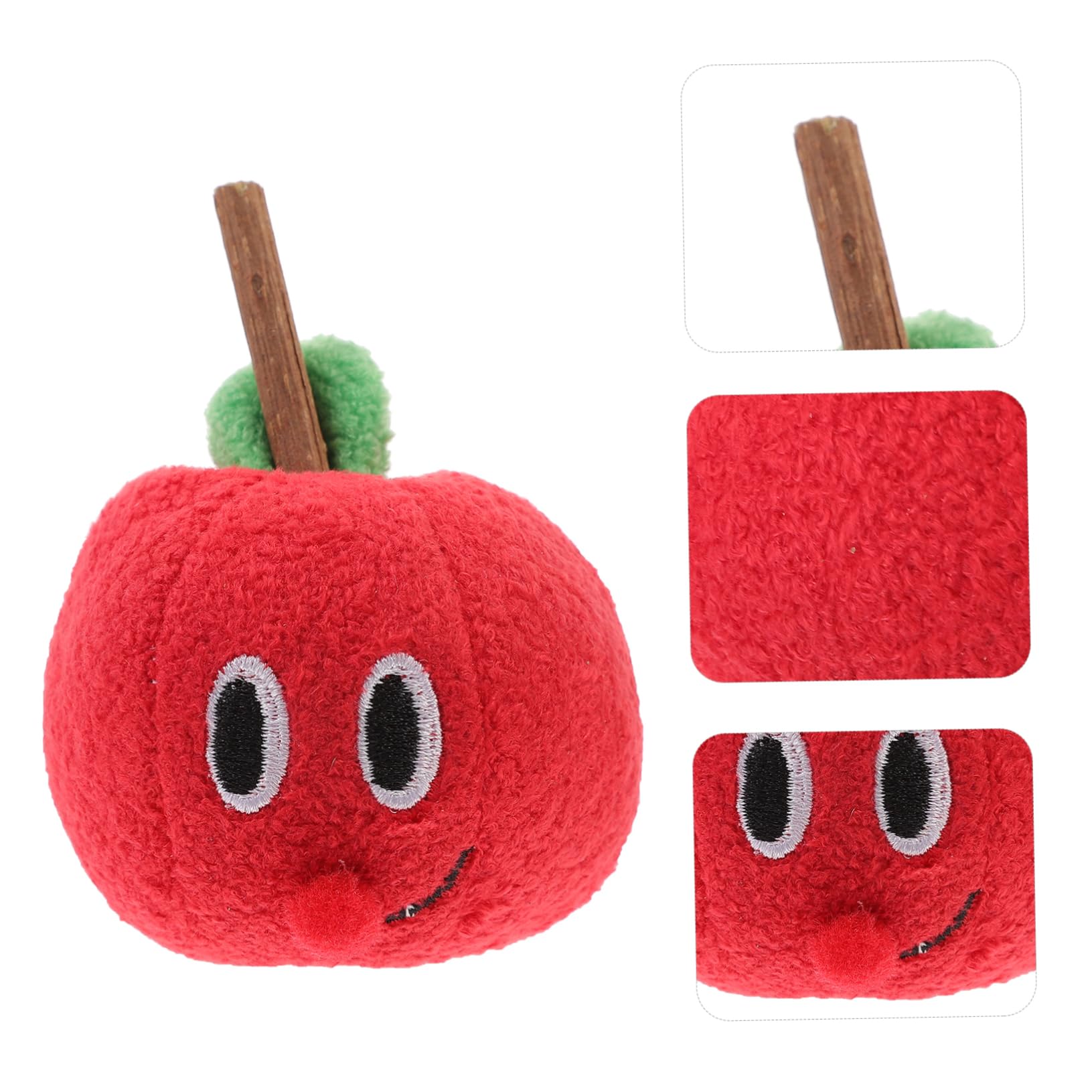 Happyyami Jouet pour Chat Silvervine de Fruit, Peluche Rouge | Actinidia Polygama, pour Chats, Lot de 1, Présent pour Amis Félin à Maison