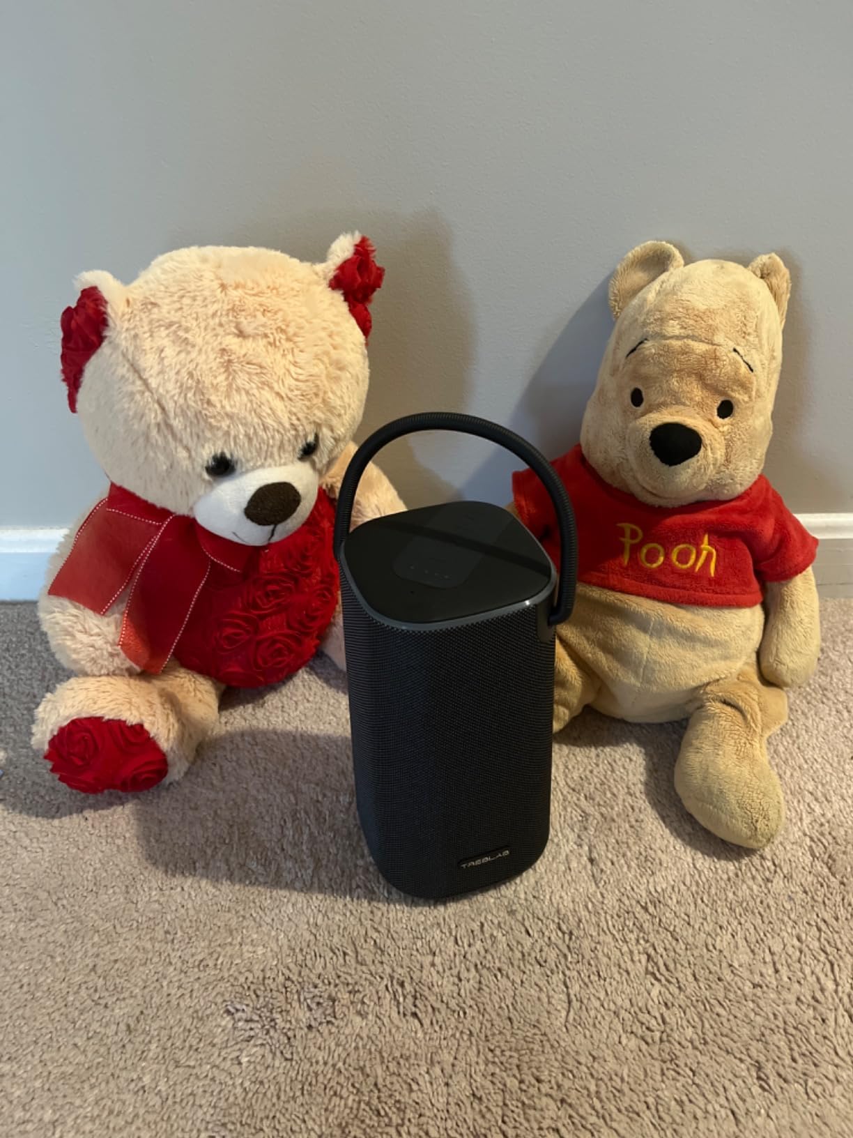 TREBLAB Portable Bluetooth Speaker with Handle - Loud 60W Stereo Sound with Deep Bass, 25H Playtime, Wireless Powerbank, RGB Lights, Dual Pairing, Waterproof - for Home Parties, Outdoor Pool, Golf