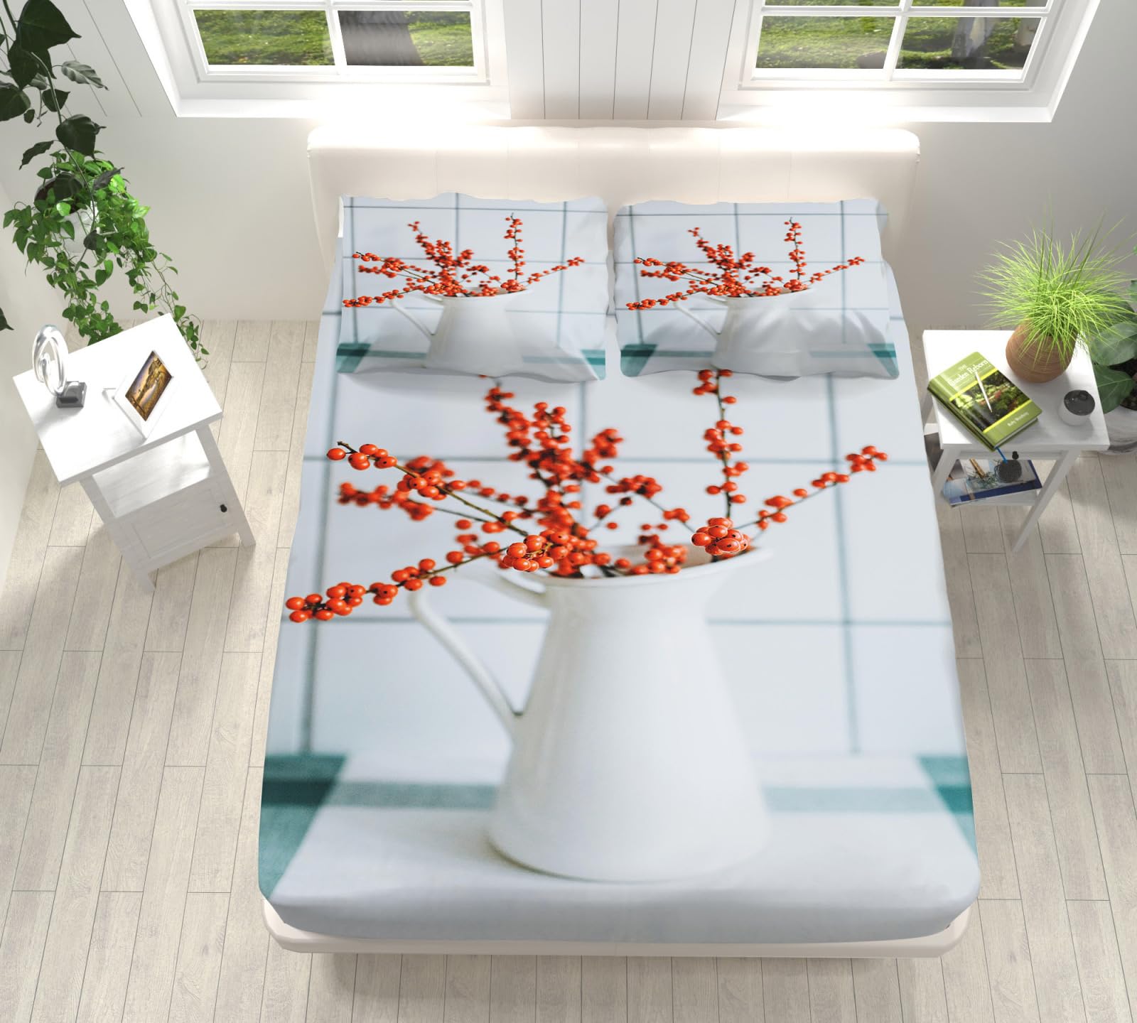 Spannbetttuch 100x200 Rote Creme Weiß Spannbettlaken 100x200cm Bettlaken Mikrofaser Atmungsaktiv Bed Linen Knitterfrei Matratzenbezug Waschbar Bed Sheets 30cm Extra Tiefe Spannbetttücher