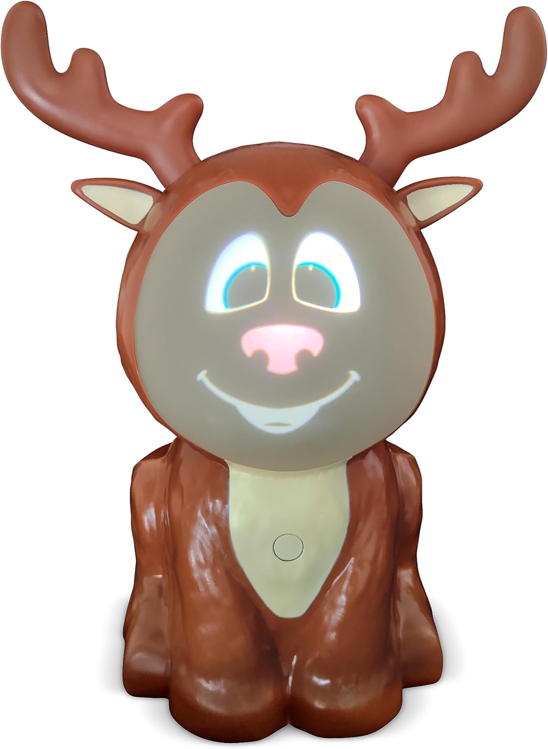 Riley The ReinDroid (Mr. Chill) Talking Animated Reindeer with Built in Projector & Speaker Seasonal Home Decor
