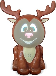 Riley The ReinDroid (Mr. Chill) Talking Animated Reindeer with Built in Projector & Speaker Seasonal Home Decor