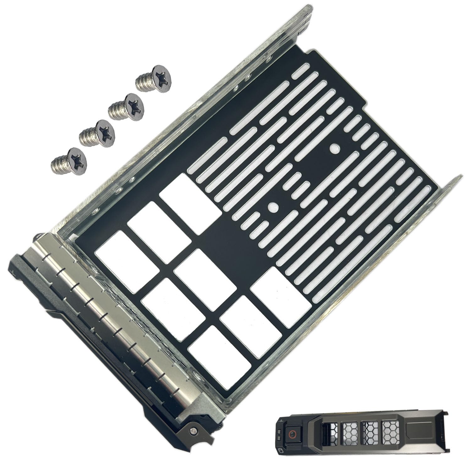 Hard Drive Tray Caddy KG1CH 0KG1CH HDD Caddy 3.5 Hard Drive Bracket SSD Tray Compatible with PowerEdge R430 R530 R630 R730 T430 T630 T440 R420 R520 R620 R720 T420 T620 R510 R710 T410 T610