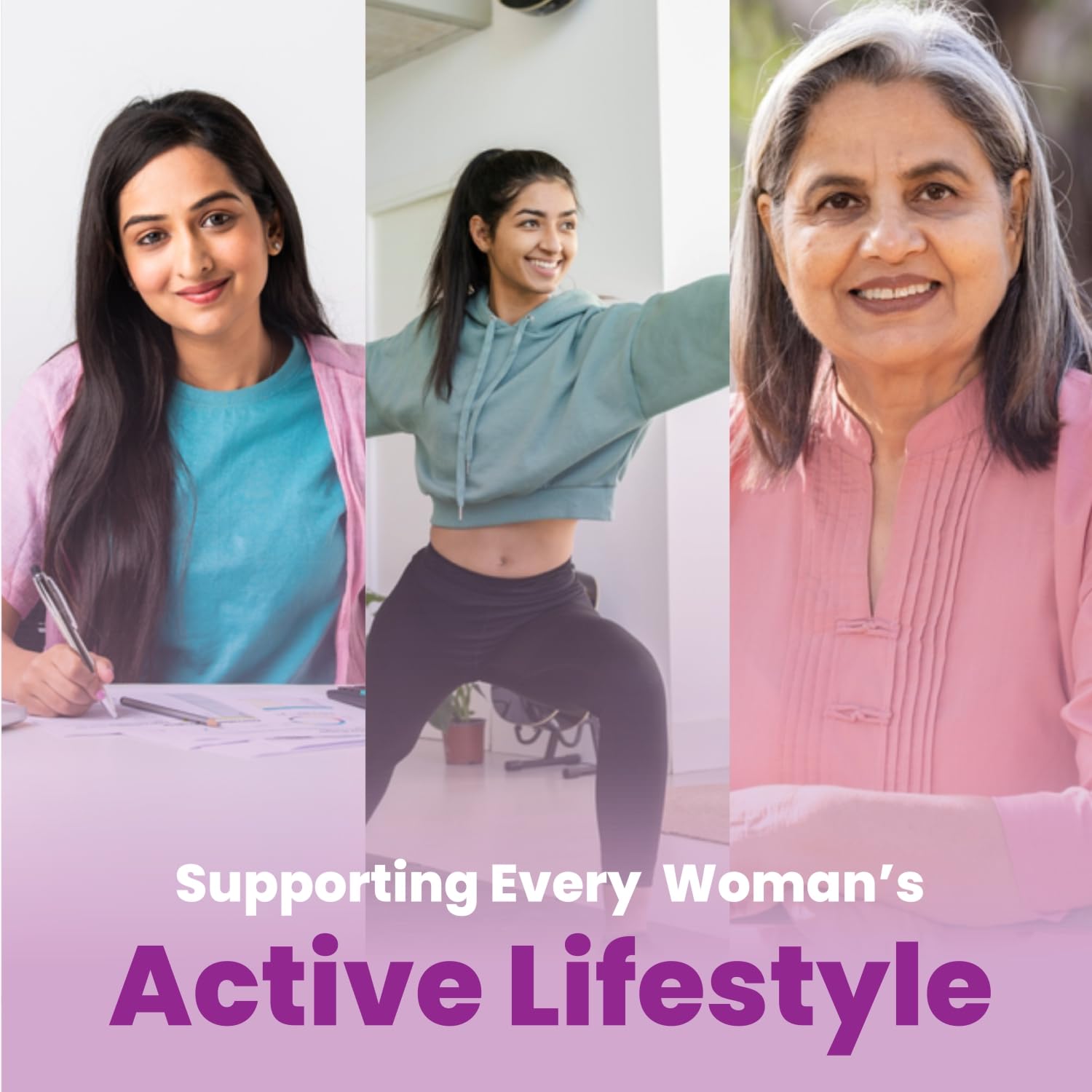 Geofit Multivitamin Tablets for Women with Biotin, Multiminerals and Ginseng Extract | Vitamin C, E & A | Health Supplement for Women | for Energy, Metabolism, Immunity & Stamina- 30 Tablets Geofit Multivitamin Tablets for Women with Biotin, Multiminerals and Ginseng Extract | Vitamin C, E & A | Health Supplement for Women | for Energy, Metabolism, Immunity & Stamina- 30 Tablets