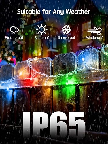 Miniatura 3 de Luces de Navidad con 1000 LED, 328 pies, guirnalda de luces extralargas, conectables y enchufables con control remoto y temporizador, luces