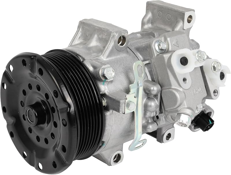 Compressor de ar-condicionado ECCPP com embreagem para Toyota Corolla L4 2.4L 2009–2013 – 1 unidade
