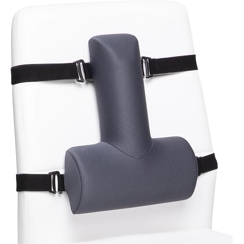 OPTP Thoracic Lumbar Back Support – Posture Support, 16"H x 12"W x 3"D | Full back and lumbar support for improved sitting posture, upper/lower back support for chair & car travel, Made in the USA