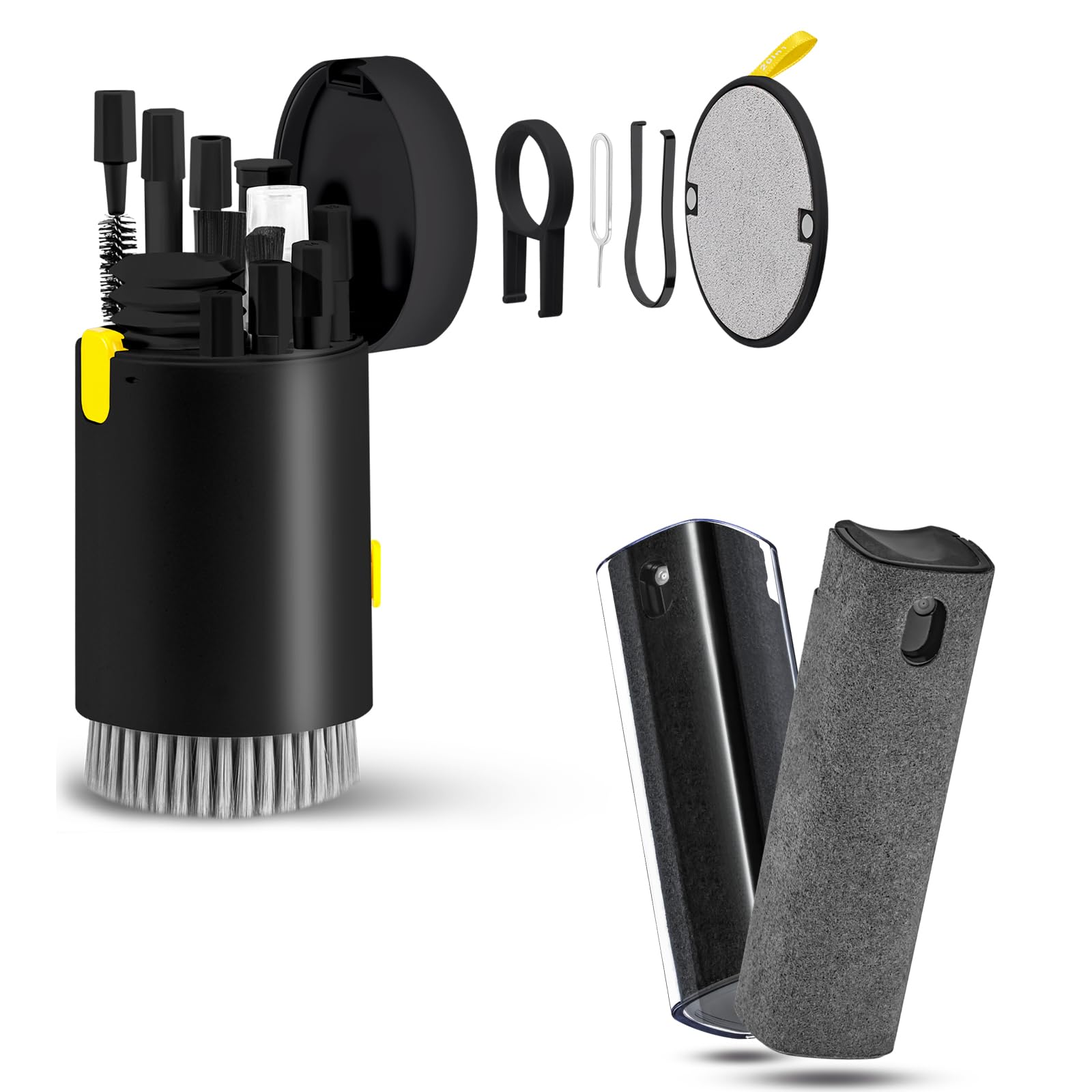 Screen Cleaner Spray and Wipe for Laptop Monitor and Car Screens, walrfid Laptop Keyboard Cleaner Kit for Airpod Phone iPhone Computer MacBook