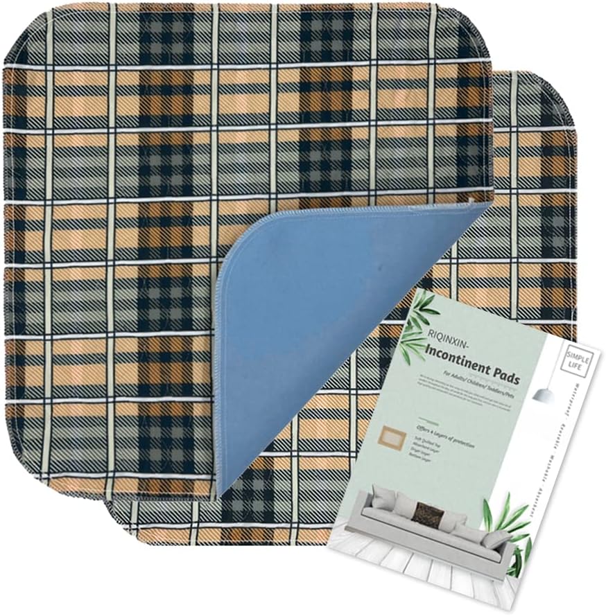 RIQINXIN Quilted Incontinence Chair Pads Absorbent Waterproof Chair