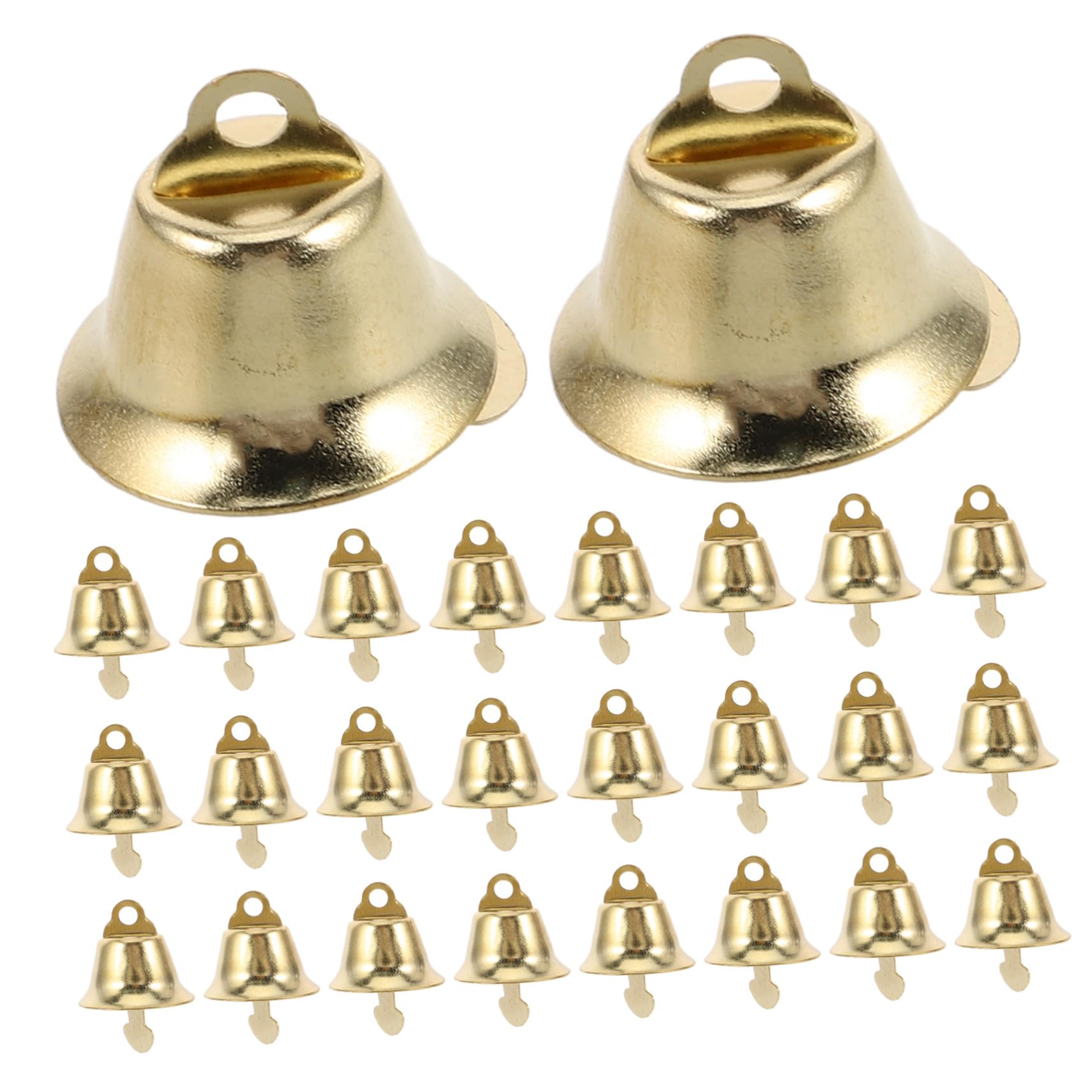 LIFKOME 120 Pezzi Mini Campanellini Dorati per Addobbi Natalizi Pendenti Campane Fai da Te per Decorazioni Albero di Natale e Accessori Campanelle DIY