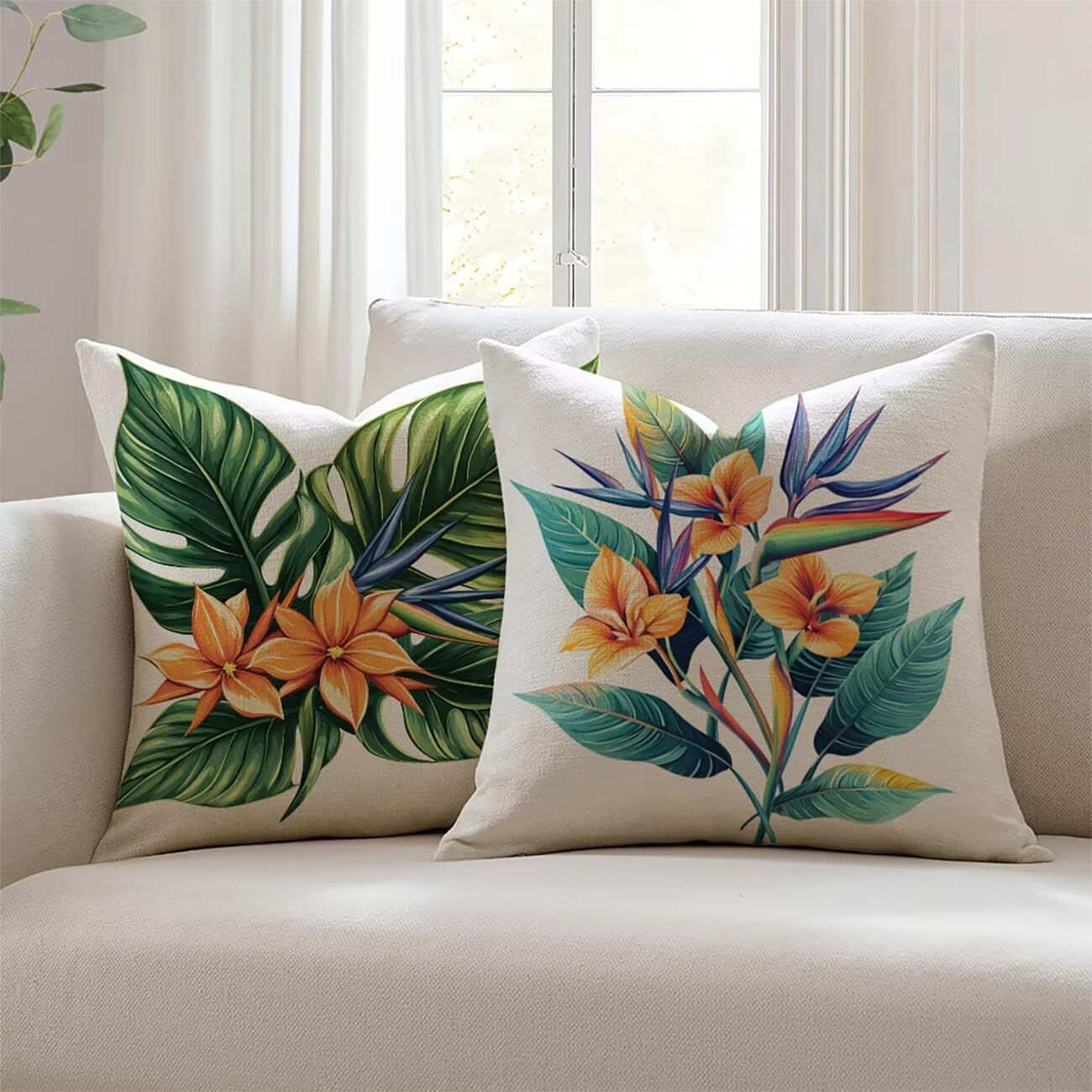 Housse de coussin 60x60cm usine lin imperméable grand coussin canapé salon de jardin