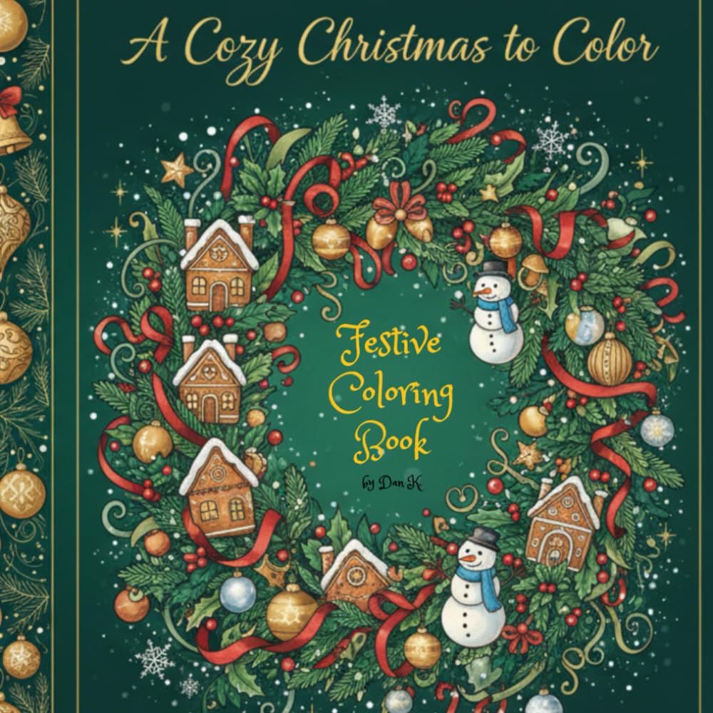 A Cozy Christmas to Color: A Festive Coloring Book