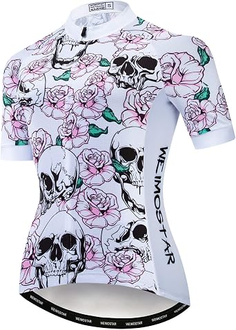 Weimostar Woman's Cycling Jerseys Top Shirt Breathable MTB Outdoor Sports Racing Biking Sportswear