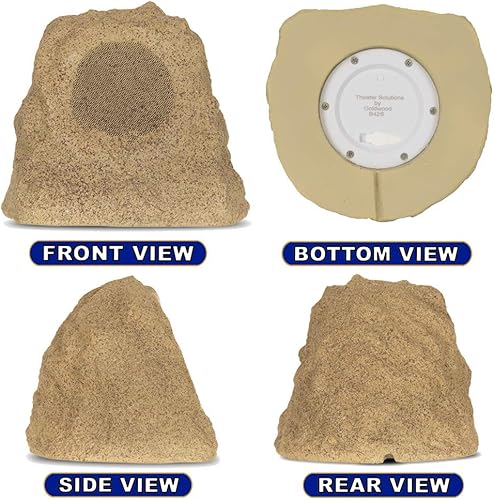 Miniatura 5 de B42S completamente inalámbrico batería recargable de 60 vatios Bluetooth Rock Speaker Sandstone