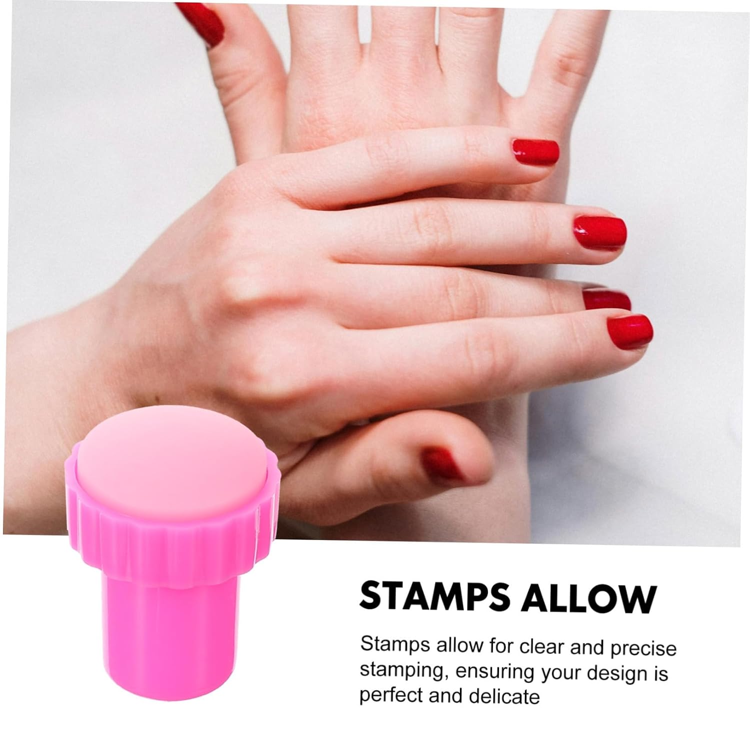 4sets Silicone Nail Art Stampers Scrapers Nail Stamping Tools for Creative Manicure Designs Easy to Use for Diy Art