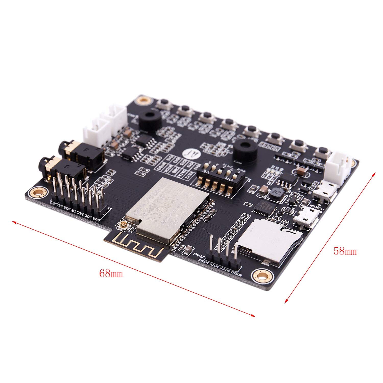 Module Bluetooth WiFi Esp32-Aduio-Kit SéRie Esp32 vers WiFi/Carte de DéVeloppement Audio Ad32-Aduio-Kit avec Esp32-A1S