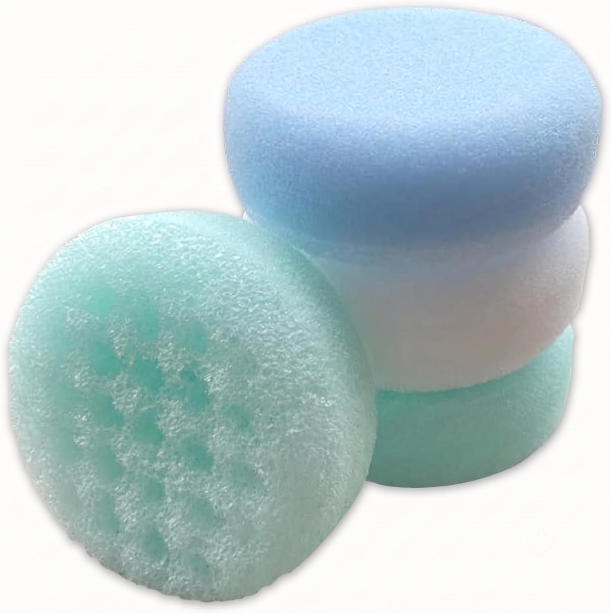 Exfoliating Bath Sponge 4 Pack - Double-Sided Body Shower Scrubber for Adults, Men, Women, Kids, and Children | Cleansing and Massage Refreshing Bathing Experience