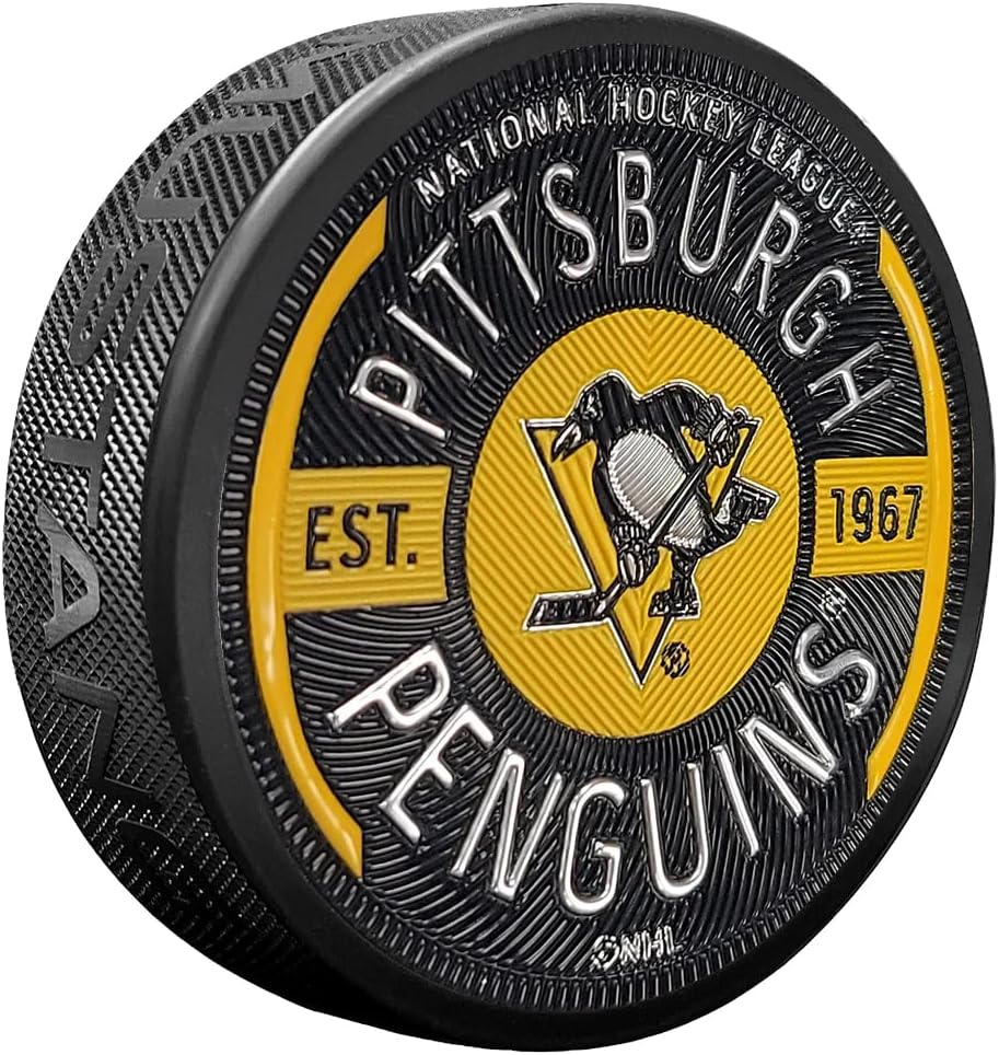 Sports Decor Pittsburgh Penguins Gear Puck Design Trimflexx