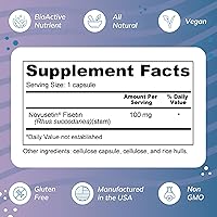 Vista 2 de Wellness Resources Fisetin - Novusetin Fisetin Suplemento para longevidad, memoria, enfoque, salud cerebral, senolítico y activador de la situina