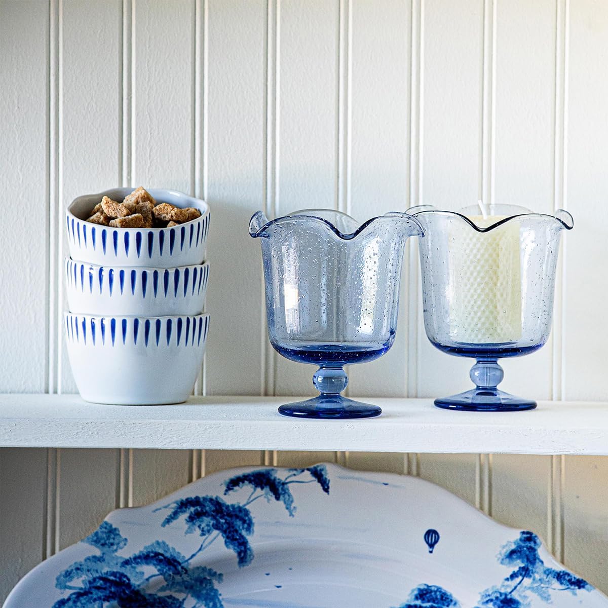 Juliska Sitio Stripe Ramekin - Delft Blue