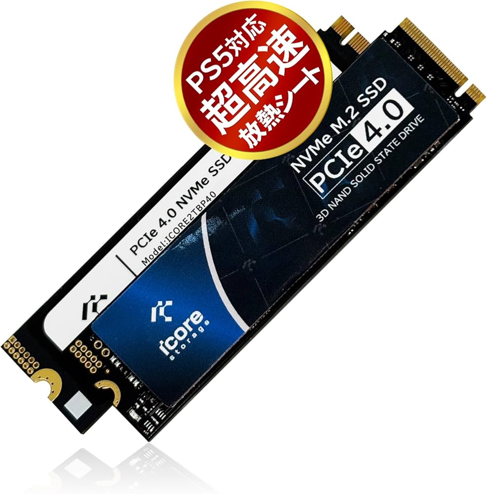 Amazon | 内蔵SSD 2TB M.2 NVMe 2280 PCIe 4.0 Gen4×4 TLC 3D NAND
