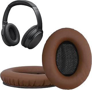 kwmobile 2X Ohr Polster für Bose Quietcomfort 35 35II 25 15 / QC35 QC35II QC25 QC15 Ohrpolster - Ersatz Ohrpolster - Kopfhörer Ersatzteile - Kopfhörer Ersatzpolster für Over Ear Headphones