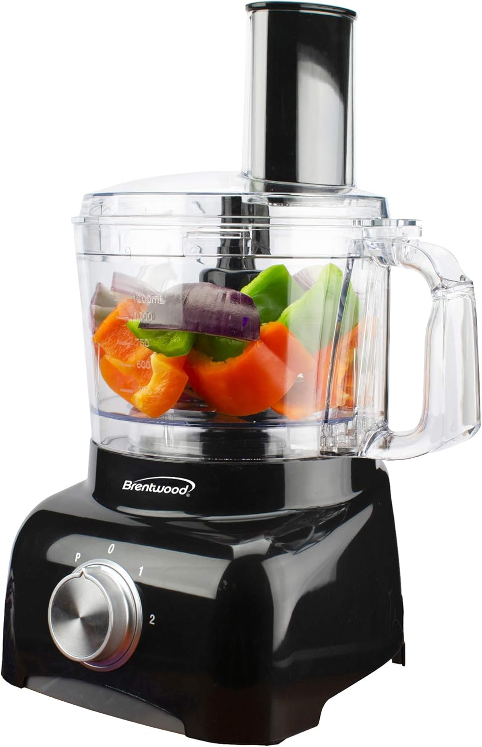 Brentwood 5-Cup Food Processor, Black (FP585BK)