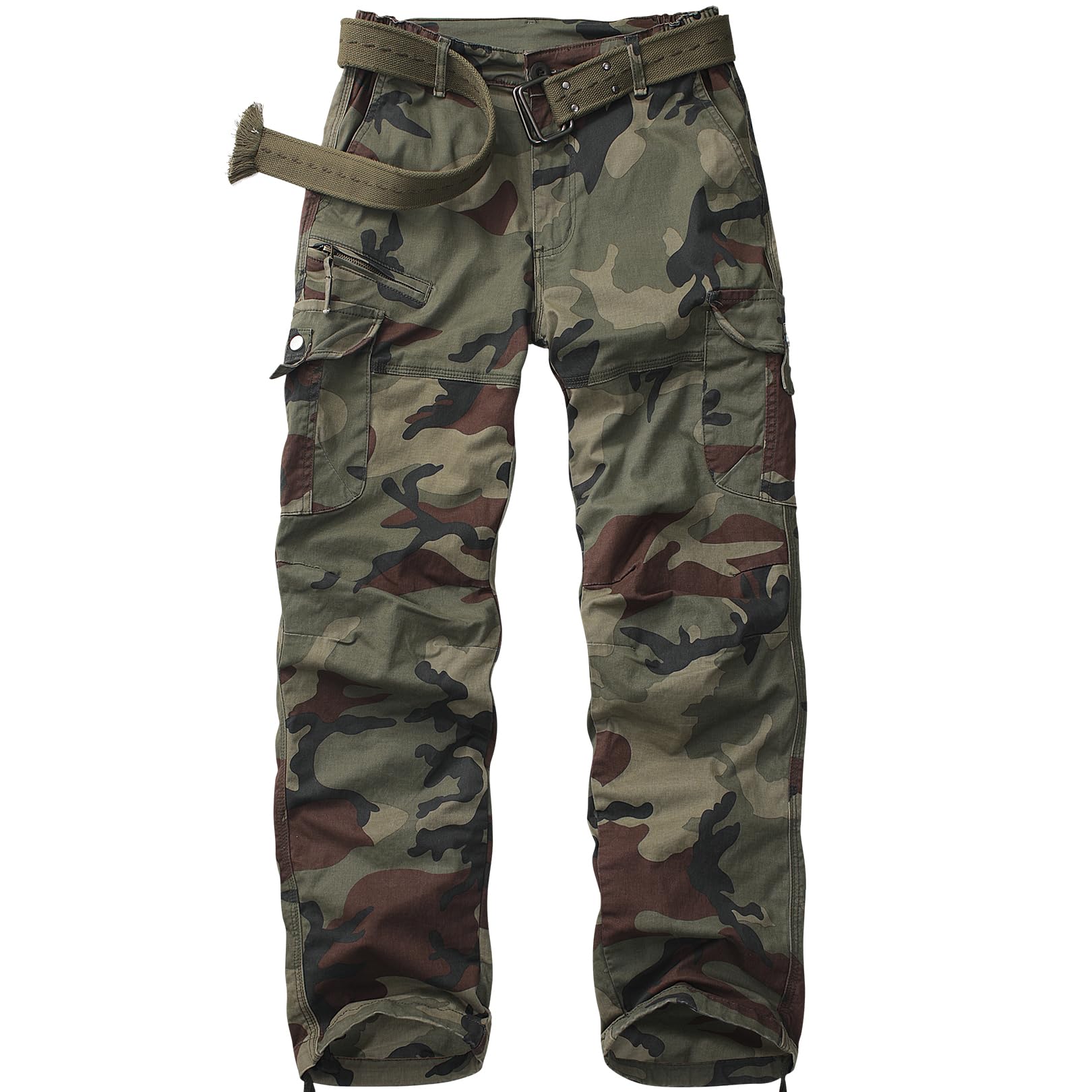 yeyity Pantaloni cargo da donna, multi tasche, pantaloni da trekking, pantaloni da lavoro, pantaloni da jogging, pantaloni da trekking, pantaloni militari, streetwear
