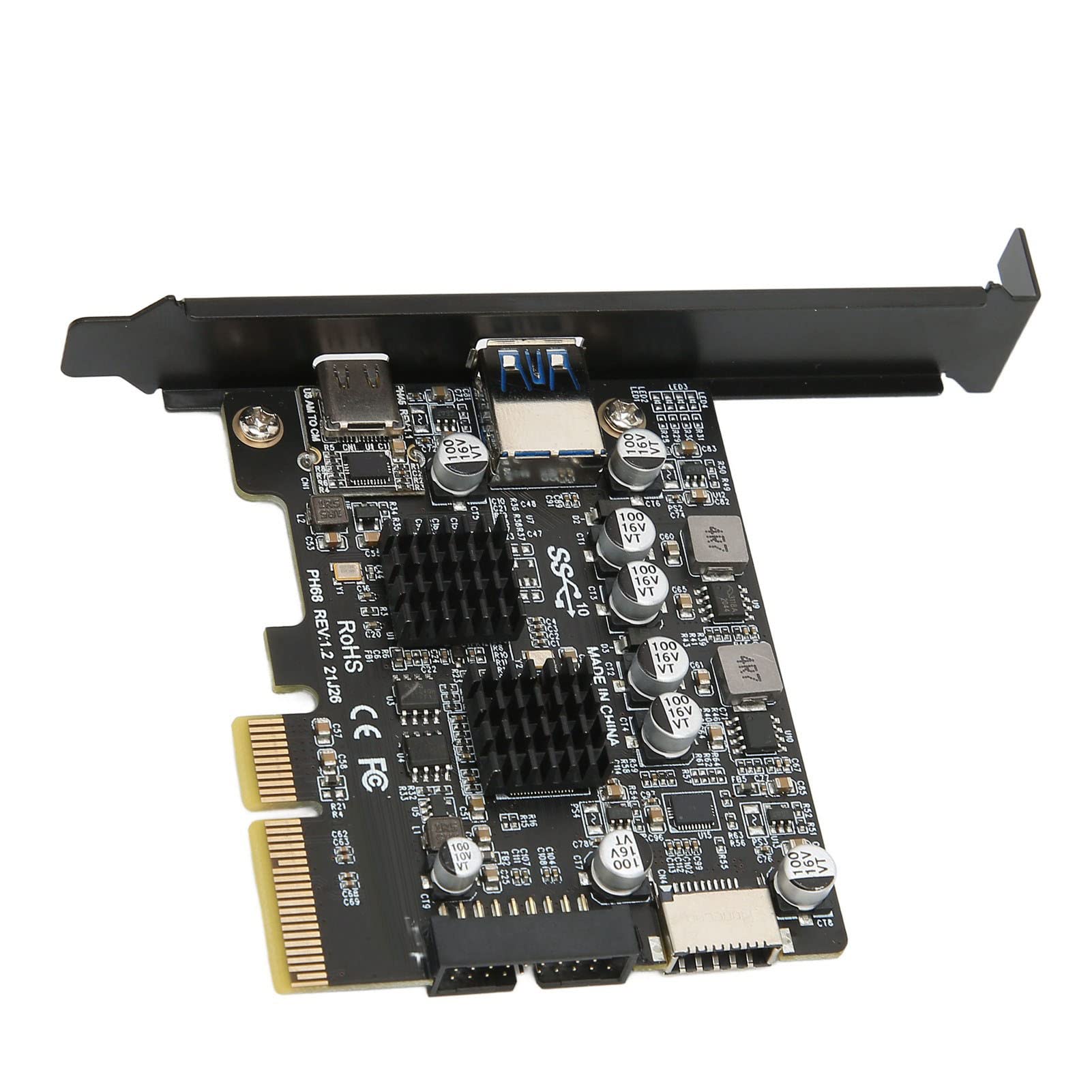 Karta PCIE z 10G Portami USB 3.2, Wysokiej Szybkości, do zastosowań