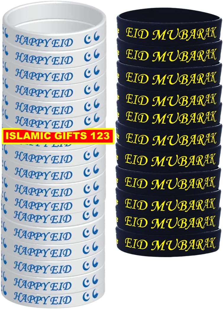 Eid Pencils [48 Pack] Happy Eid Mubarak Customized Party Favors Eid decor Muslim Kids Gifts Ramadan Favors Ramadan Decor