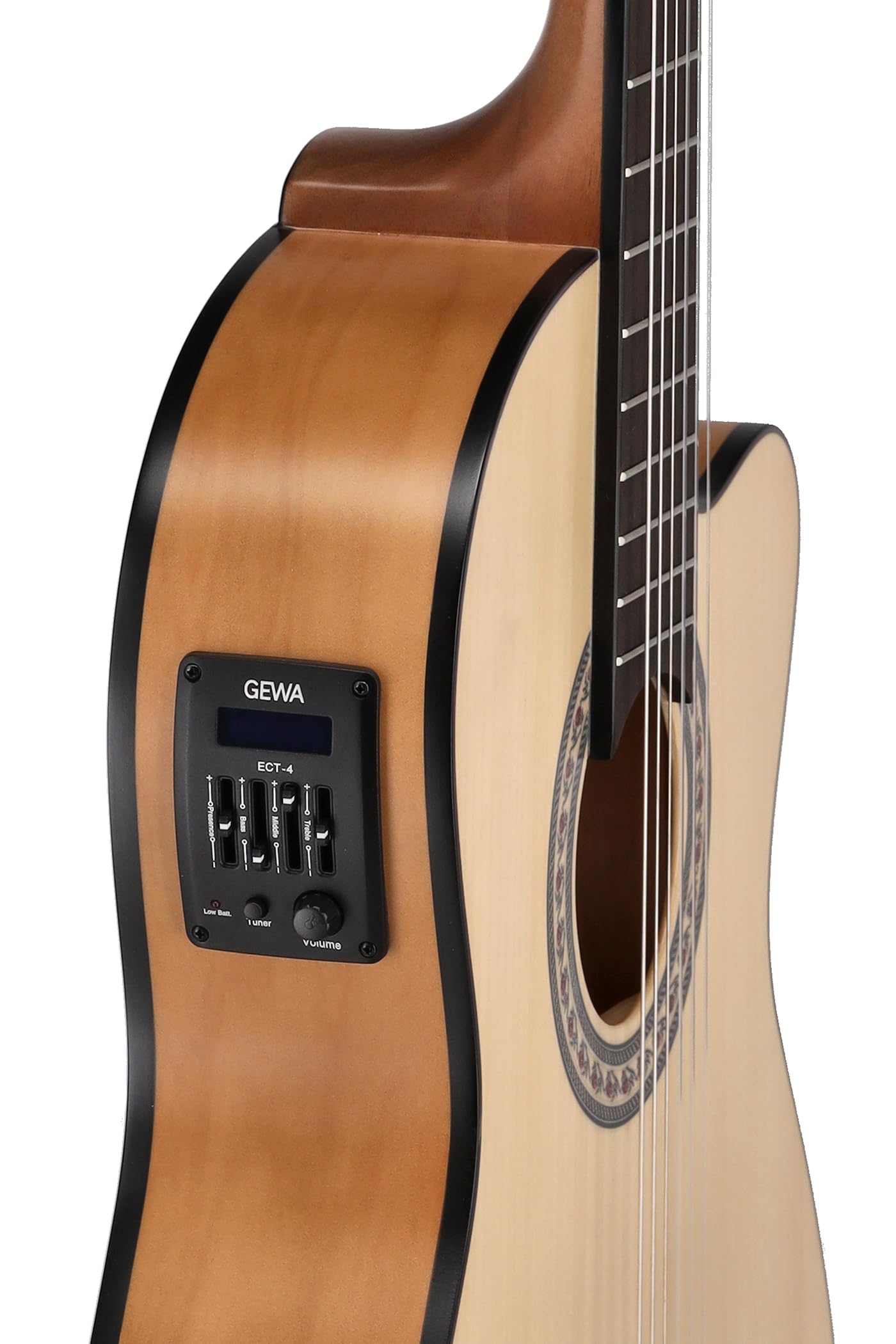 Chitarra Elettroacustica Caballero Principio Flamenco Cut Tavola Abete Massiccio Agathis Preamp ETC-4 CA-PM FE