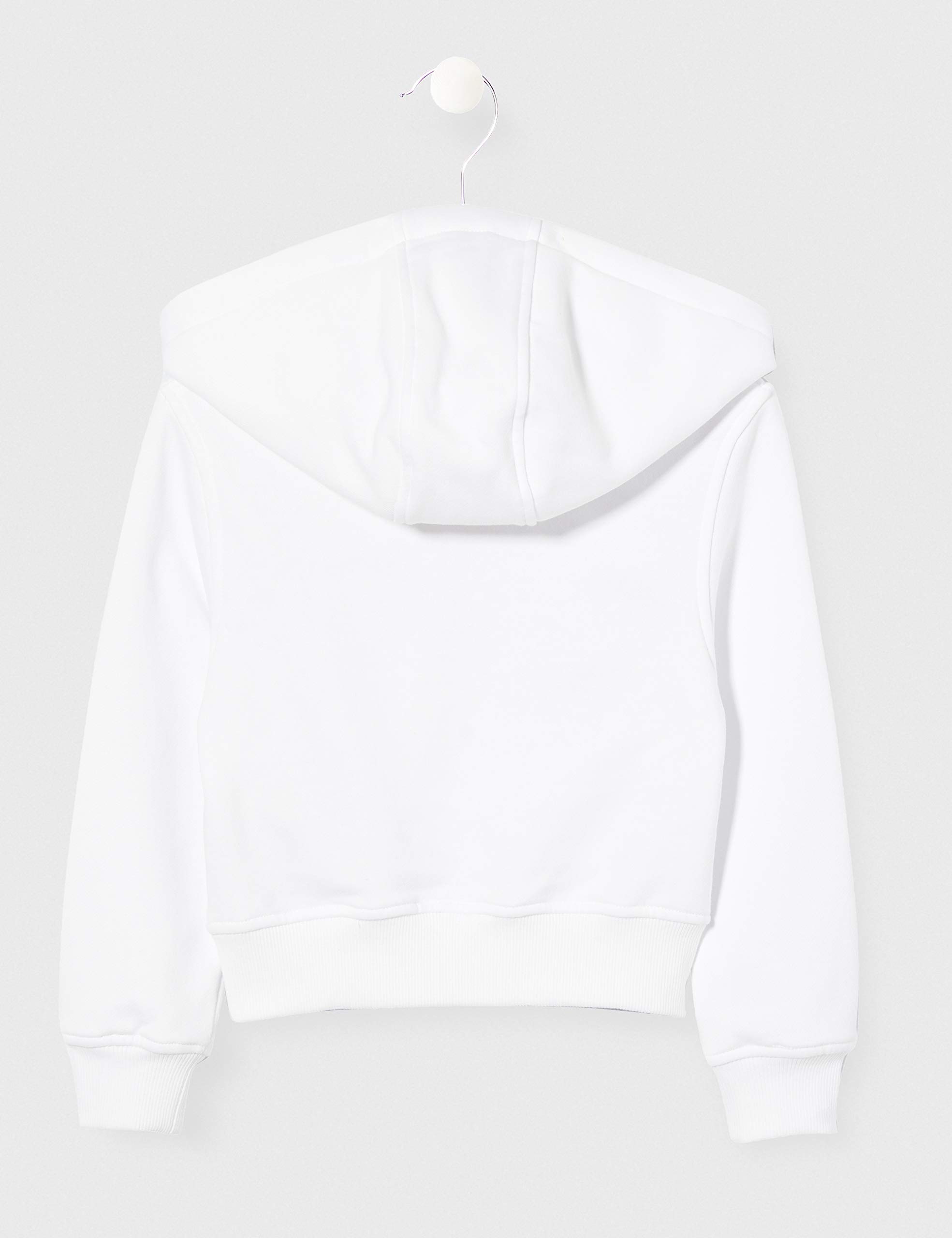 Build Your Brand By113-girls Cropped Sweat Hoody Sudadera con Capucha Niñas (Pack de 1)