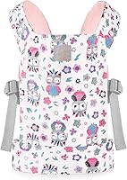 Vista 15 de Portador de Muñeca de Bebé GAGAKU, Portador de Juguete para Muñecas, Accesorios para Muñecas Bebé Reborn para Niñas y Niños – Rosa (Flamingo)