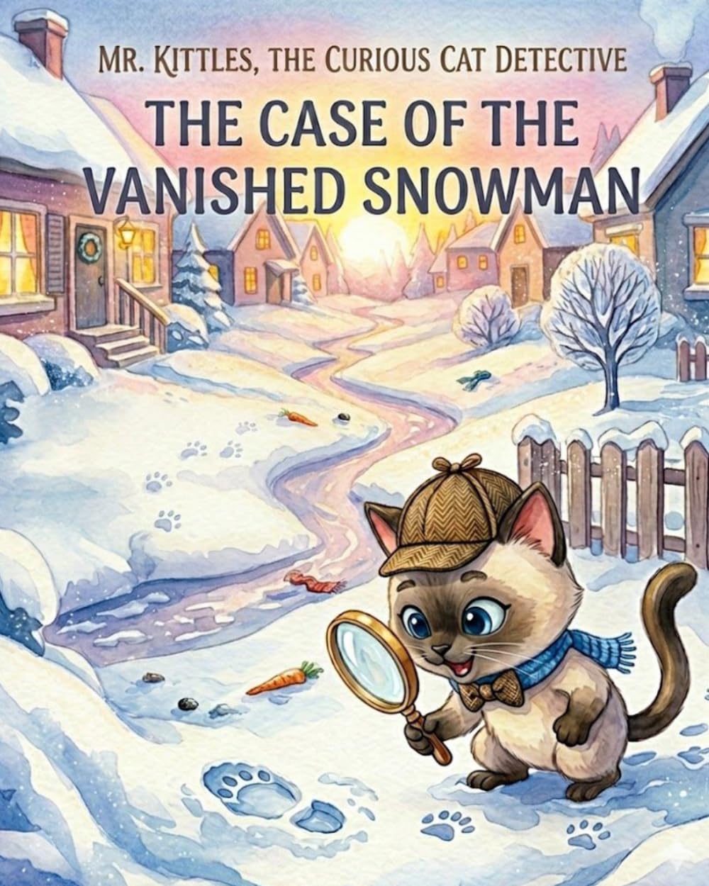 Mr. Kittles, The Curious Cat Detective: The Case of the Vanished Snowman