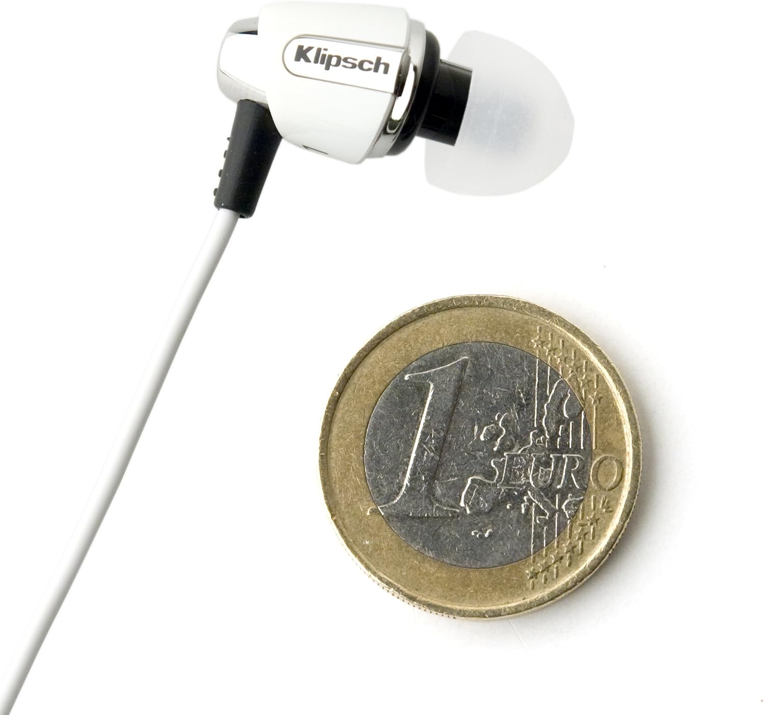 Klipsch IMAGE S4i-WH Premium Noise-Isolating Headset with 3-Button Apple Control, White (Discontinued by Manufacturer)