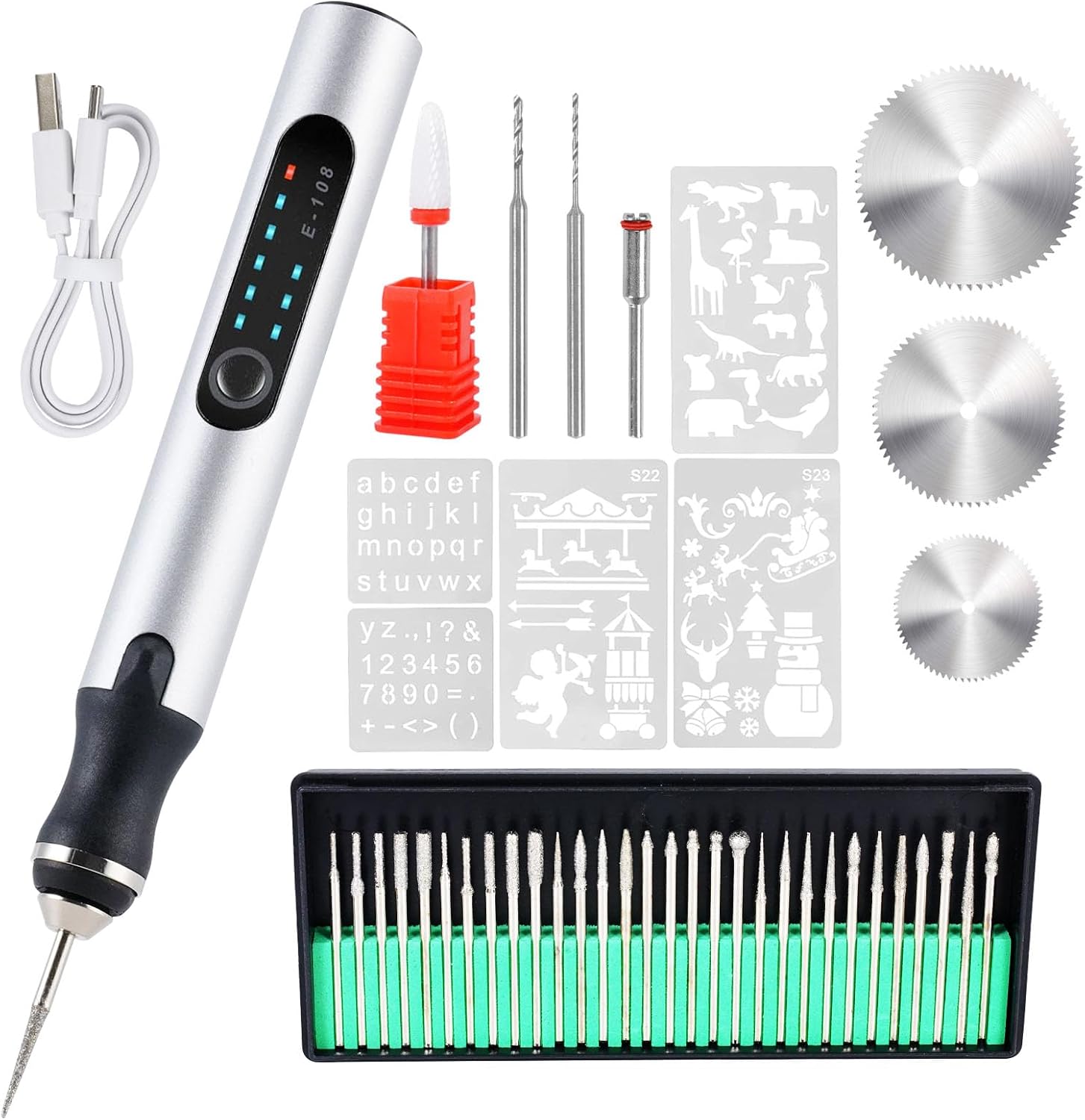 Hgrotp Engraving Pen for Metal Wood Glass Plastic