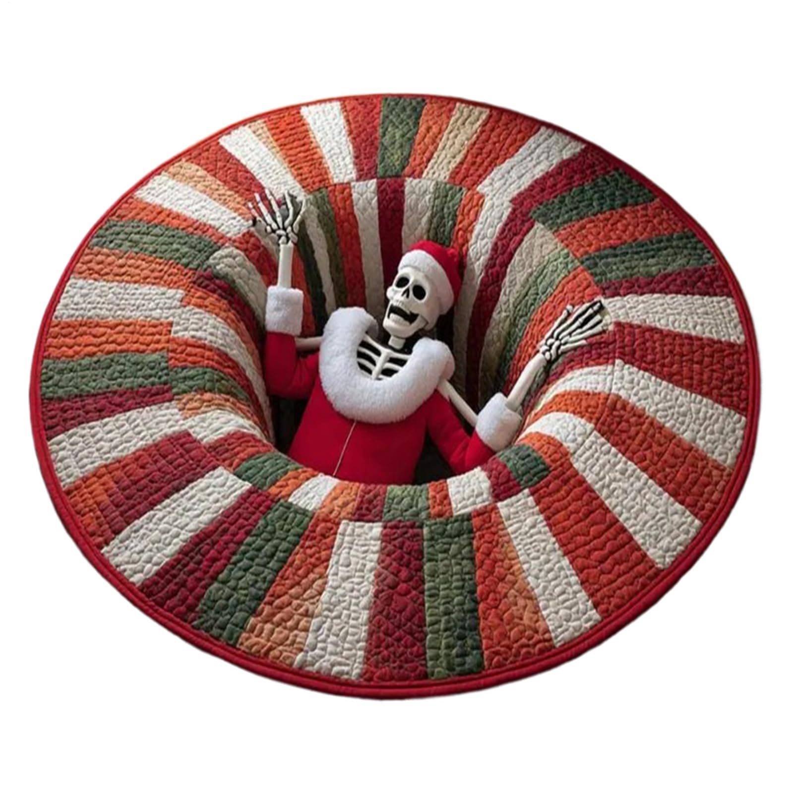 Tapis de Noël illusion 3D pour réchauffer l'ambiance de votre entrée et cuisine cet hiver