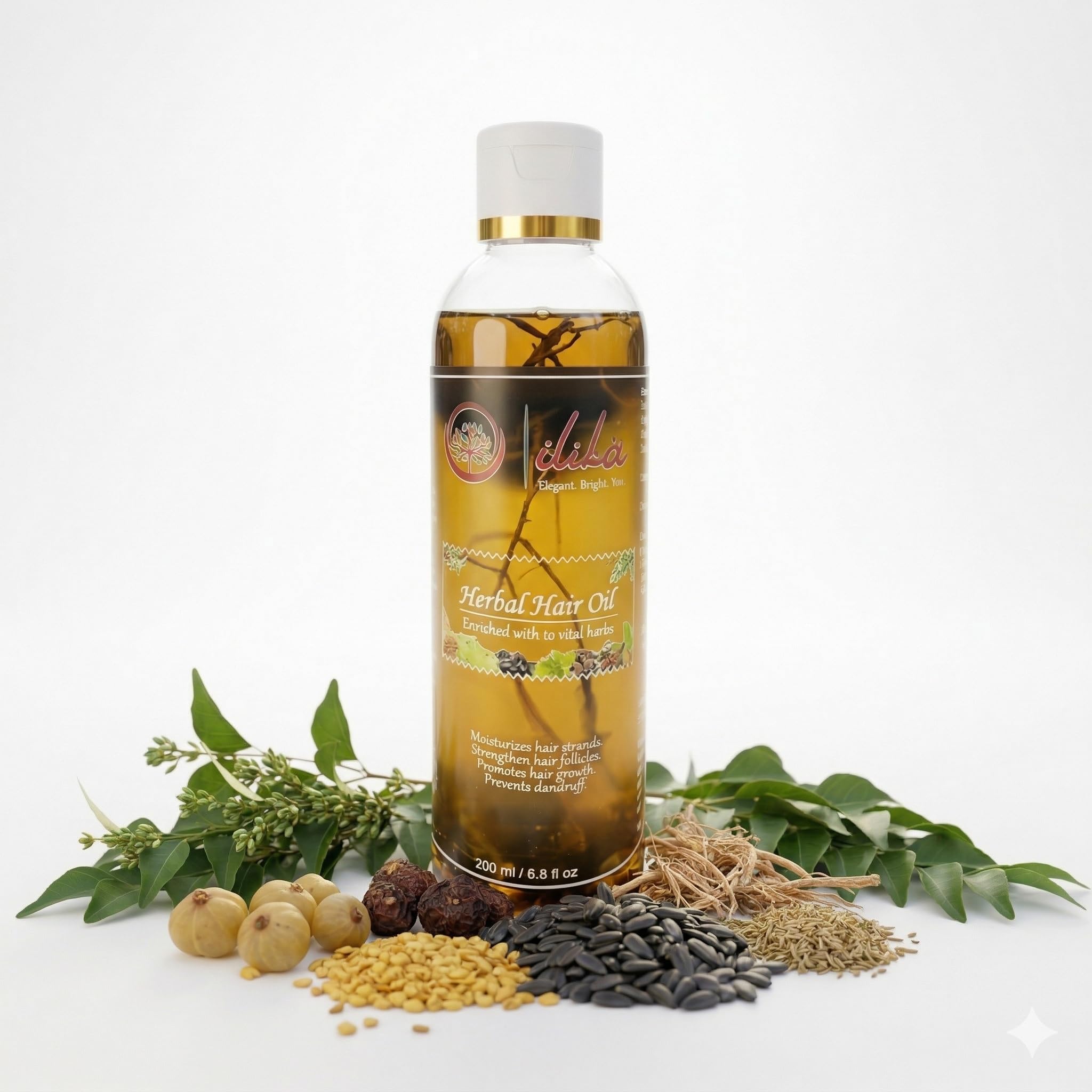 Buy ILIKA Herbal Hair Oil | Nourishing Ayurvedic Hair & Scalp Oil