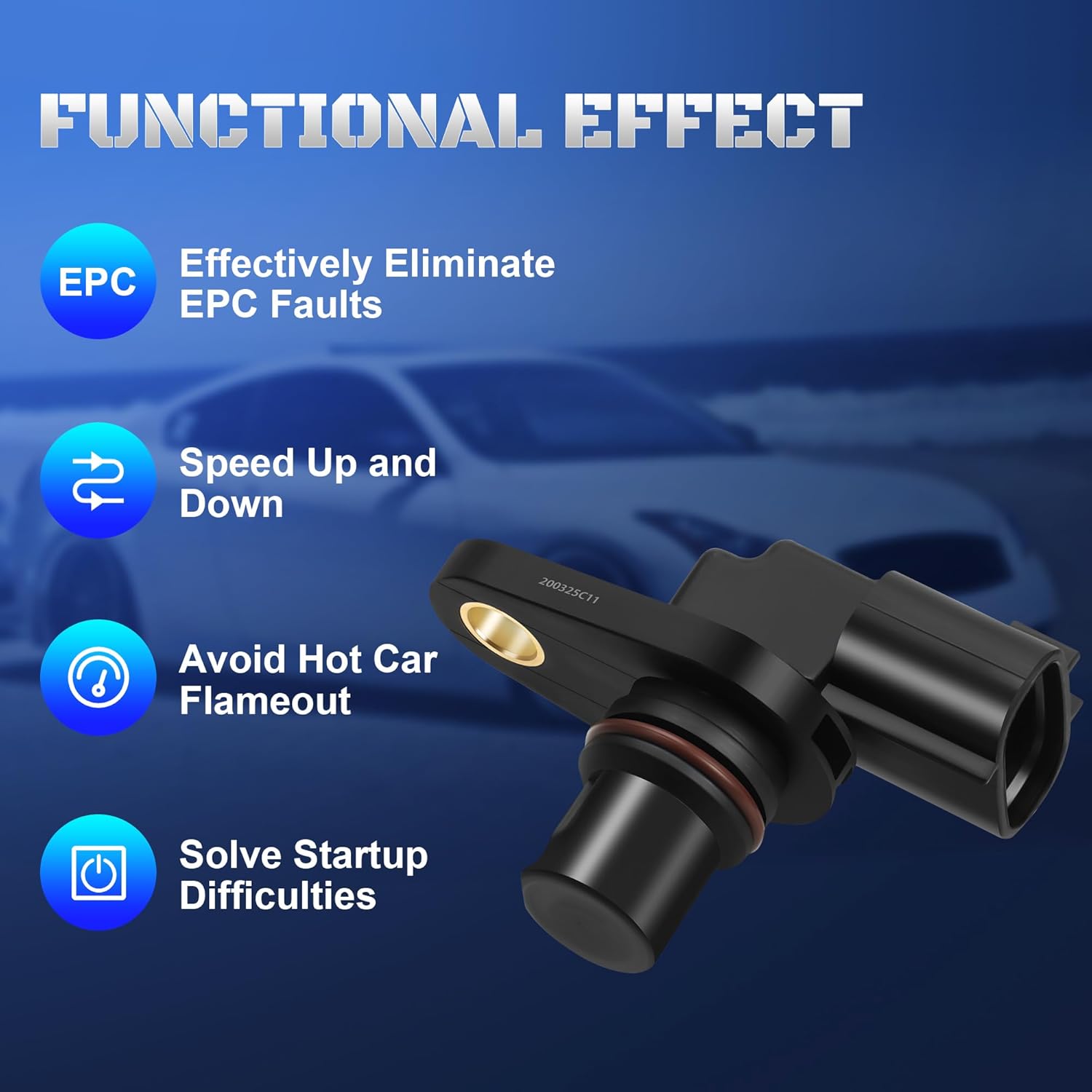 Engine Camshaft Position Sensor 22056AA270 Compatible with 2011-2017 Subaru Impreza Forester Legacy Outback BRZ WRX XV Crosstrek 2011 2012 2013 2014 2015 2016 2017 Replaces 22056-AA270, PC969