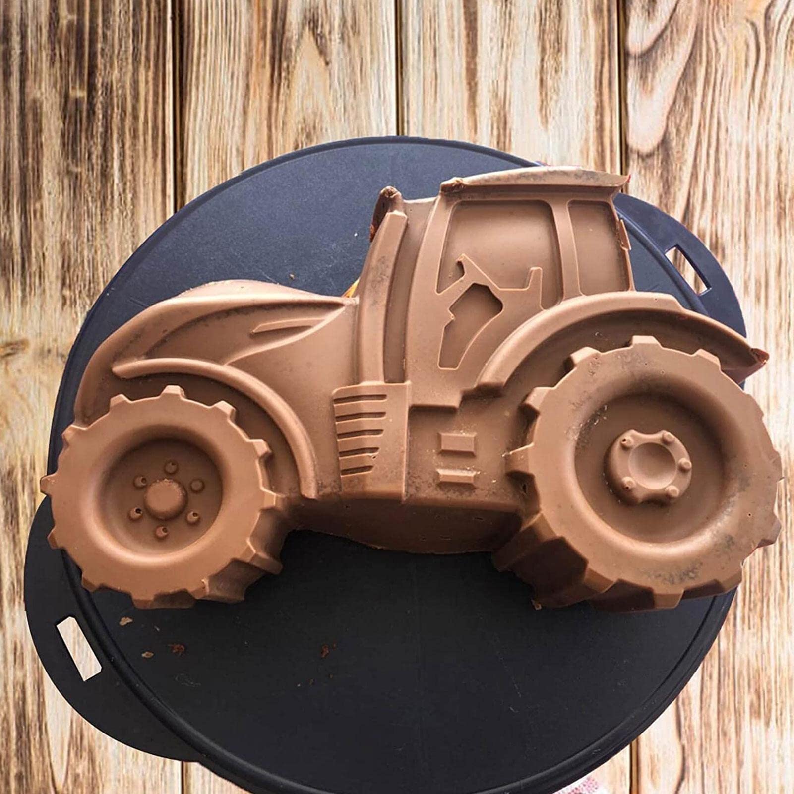 Stampo per torta in silicone per camion stampo a forma di trattore, stampi da forno per trattore fai da te, 3D stampo per torta trattore cottura per compleanno