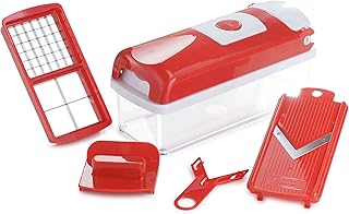 Genius Nicer Dicer Smart krajalnica do warzyw, 5 części, krajarka do cebuli, krojenie, kostki, szatkownica, szatkownica, szatkownica, szatkownica, szatkownica do warzyw
