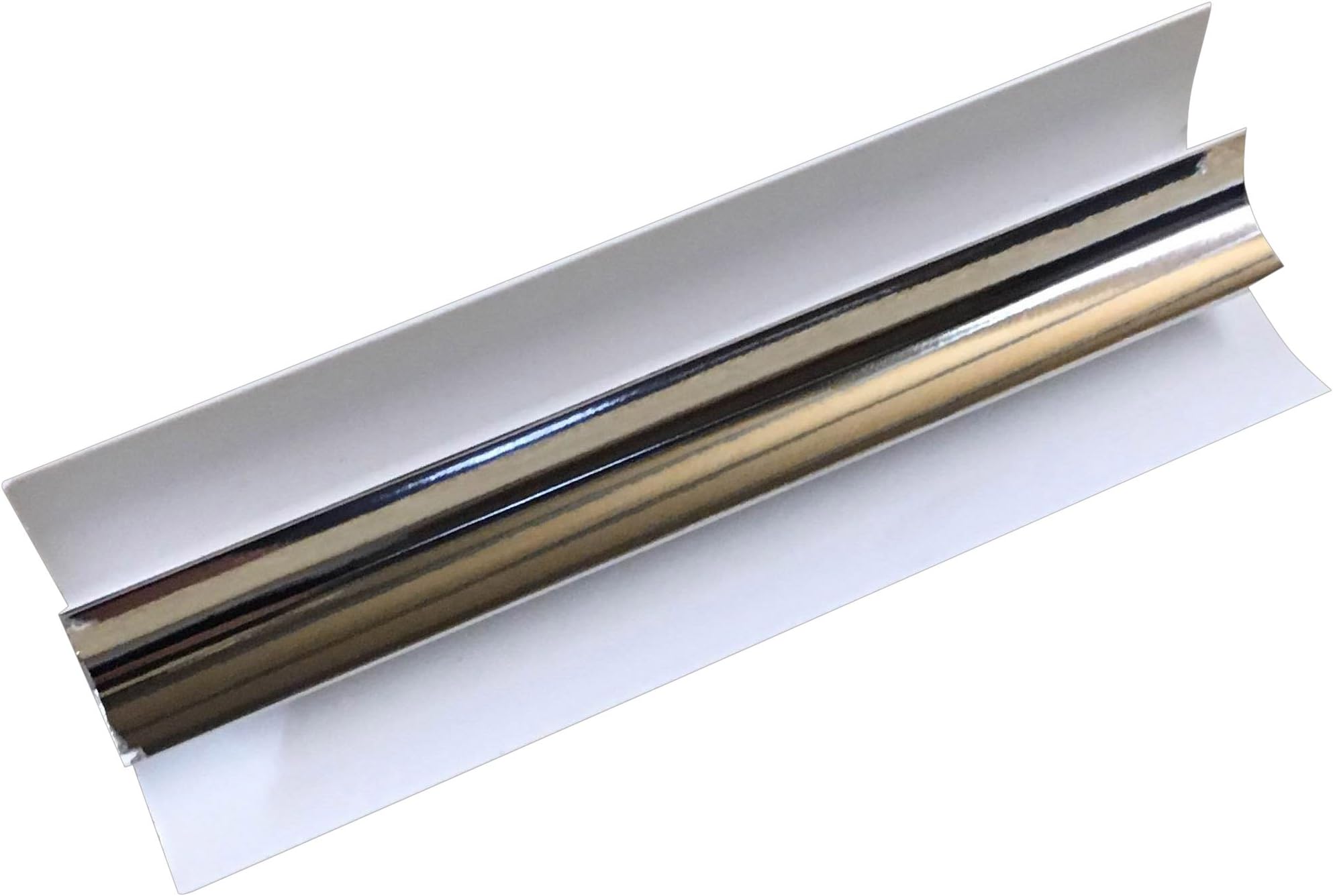 Black, Silver, White 5mm External Corner Trim 2.6m Bathroom Wall Panels Ceiling Cladding PVC Wet Wall Trim (Silver)