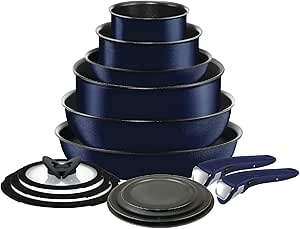 Amazon.com: T-fal Ingenio Expertise Non Stick Cookware Set 14 Piece ...