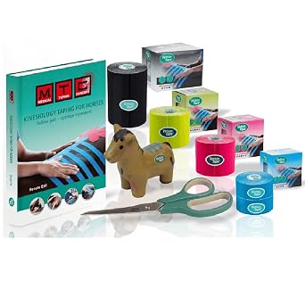 VETKIN Canine & Equine Kinesiology Tape, Intro Offer 3 Size Tapes