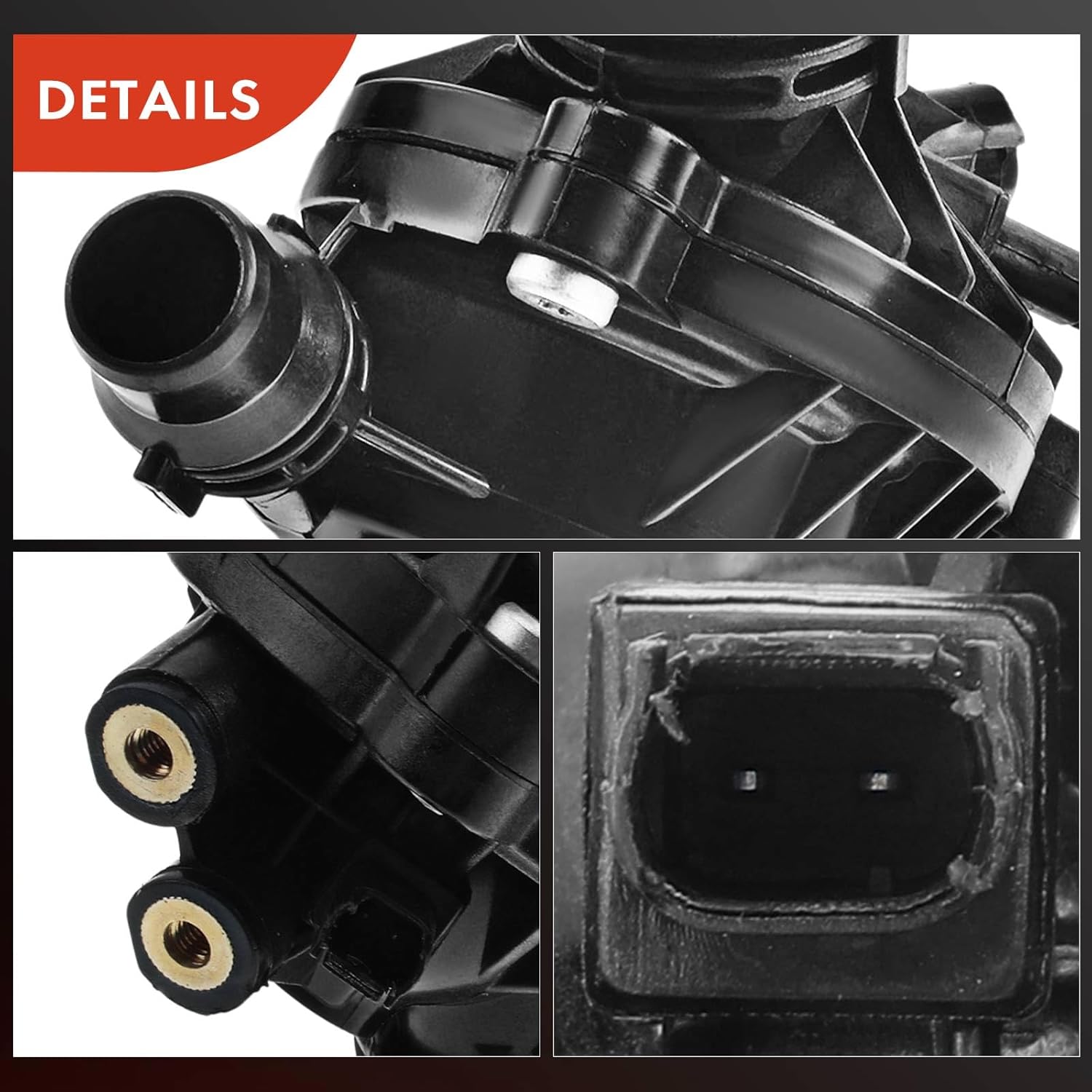 A-Premium Engine Coolant Thermostat Housing Assembly Compatible with BMW E70 X5 2007-2010 E71/E72 X6 2008-2010 3.0L