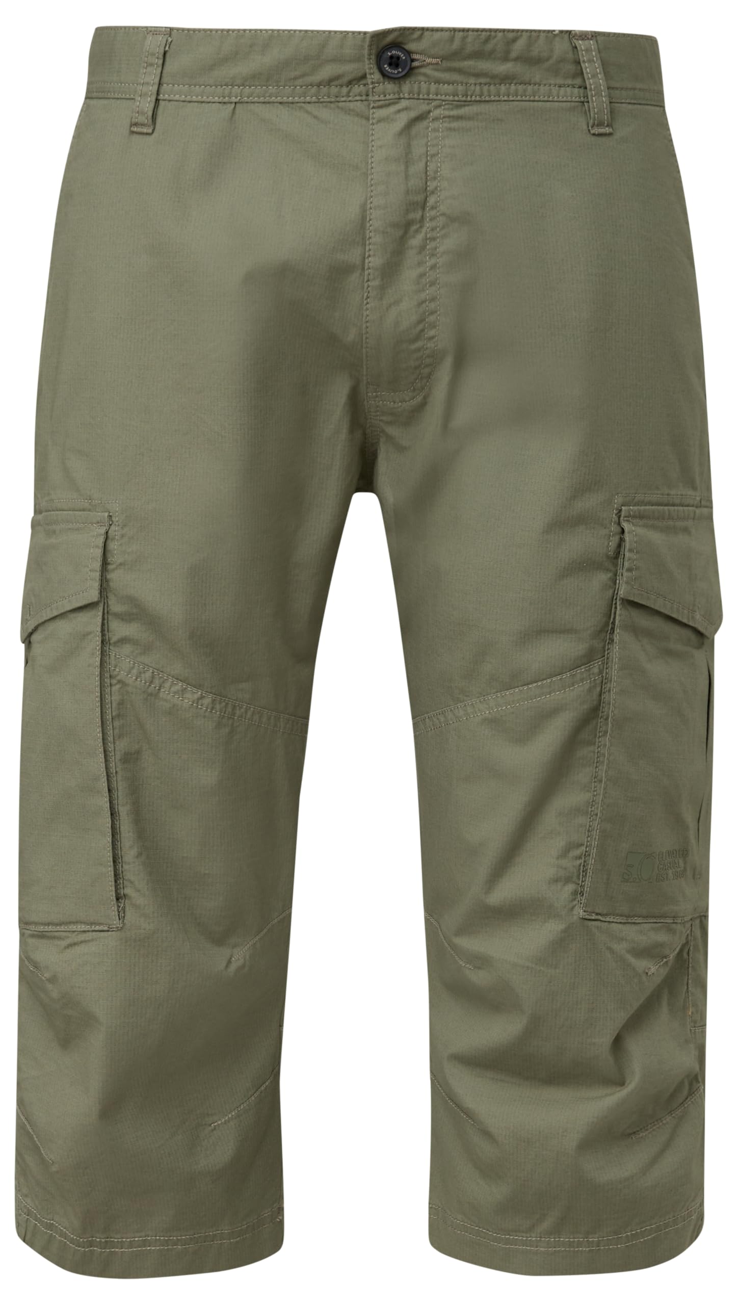s.Oliver Men's Cargo Bermuda Shorts, 7814 Green, 44