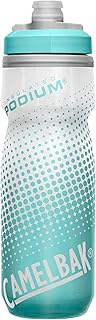 CamelBak Podium Chill Bike Insulated Squeeze Water Bottle Teal Dot, 21oz
