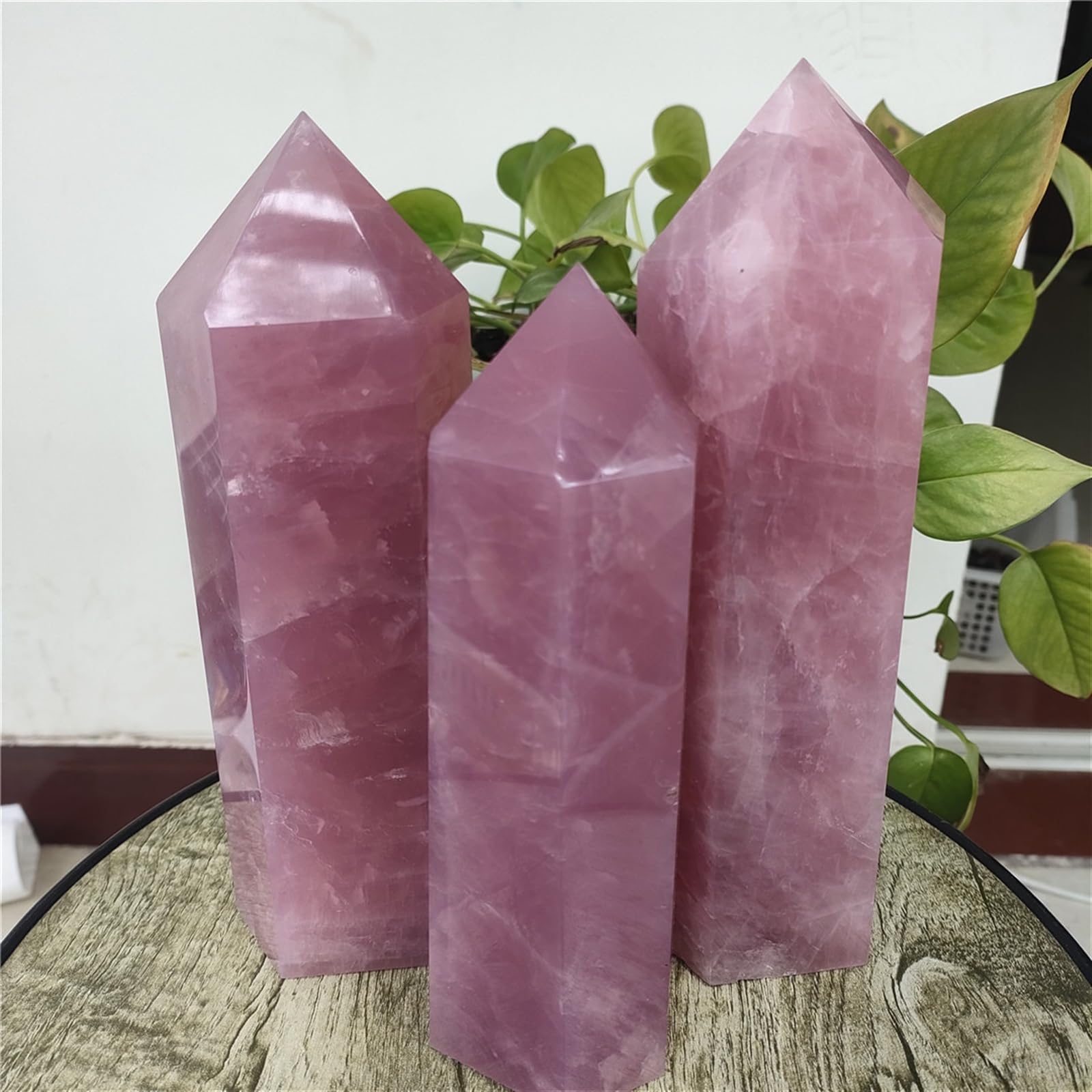 Cristallo Grezzo Pietra Curativa Quarzo Rosa Naturale Citrino - Foto 5